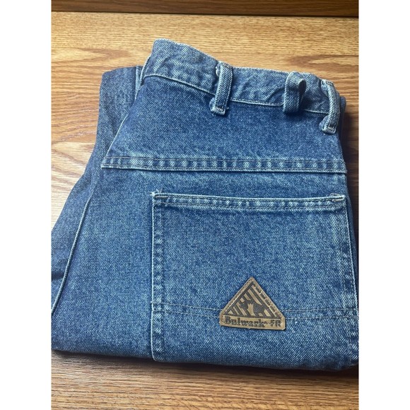 BULWARK FR Blue Denim Fire Flame Resistant Work Pants Jeans - Picture 8 of 8